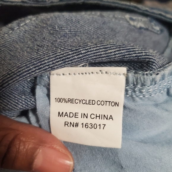 Princess Polly Wide Leg High Waisted Baggy Jeans Relaxed Fit Mid Wash Blue SZ 2 - Picture 7 of 12